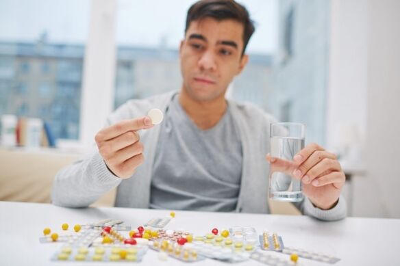 Taking medication for chronic prostatitis